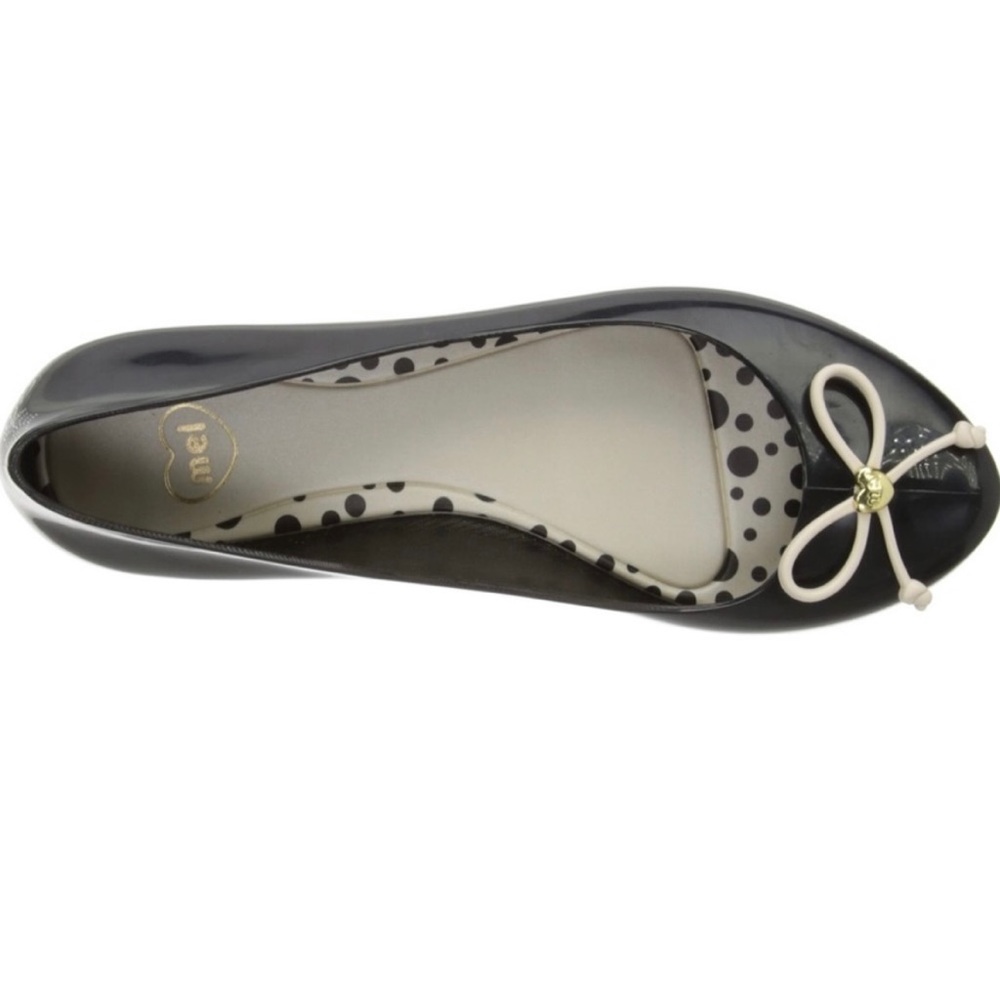 Mel by Melissa Black Ballet Bow Flat - 6